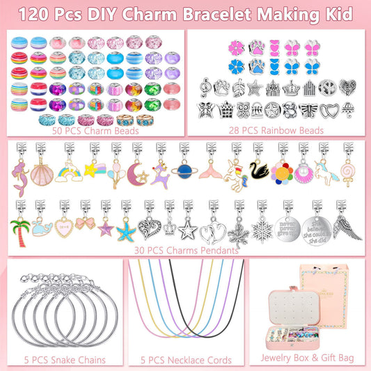 Christmas DIY Jewelry & Craft Advent Calendar(YD-120pcs,16*11*5)