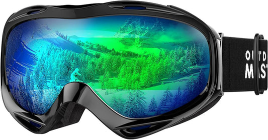 OutdoorMaster OTG Ski Goggles - Over Glasses Ski/Snowboard Goggles for Men, Women & Youth - 100% UV Protection-OM-5