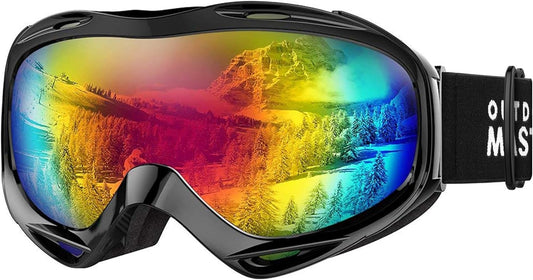 OutdoorMaster OTG Ski Goggles - Over Glasses Ski/Snowboard Goggles for Men, Women & Youth - 100% UV Protection-OM-5