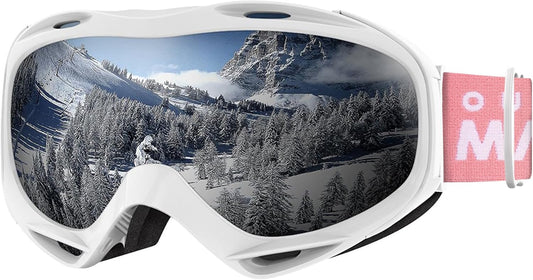 OutdoorMaster OTG Ski Goggles - Over Glasses Ski/Snowboard Goggles for Men, Women & Youth - 100% UV Protection-OM-5
