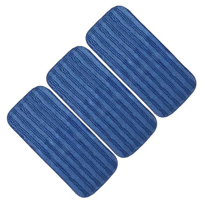 Replacement Mop Pads Compatible with Swiffer Wet Jet - Reusable Microfiber Dry Wet Cleaning Cloth - Blue 6-Pack