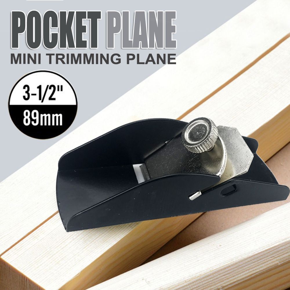 Compact Pocket Hand Planer for Woodworking, Mini Trimming Tool with Adjustable Blade for Model Making, Carving and Small Wood Surface Smoothing Tasks (Spare Blade(6PCS))