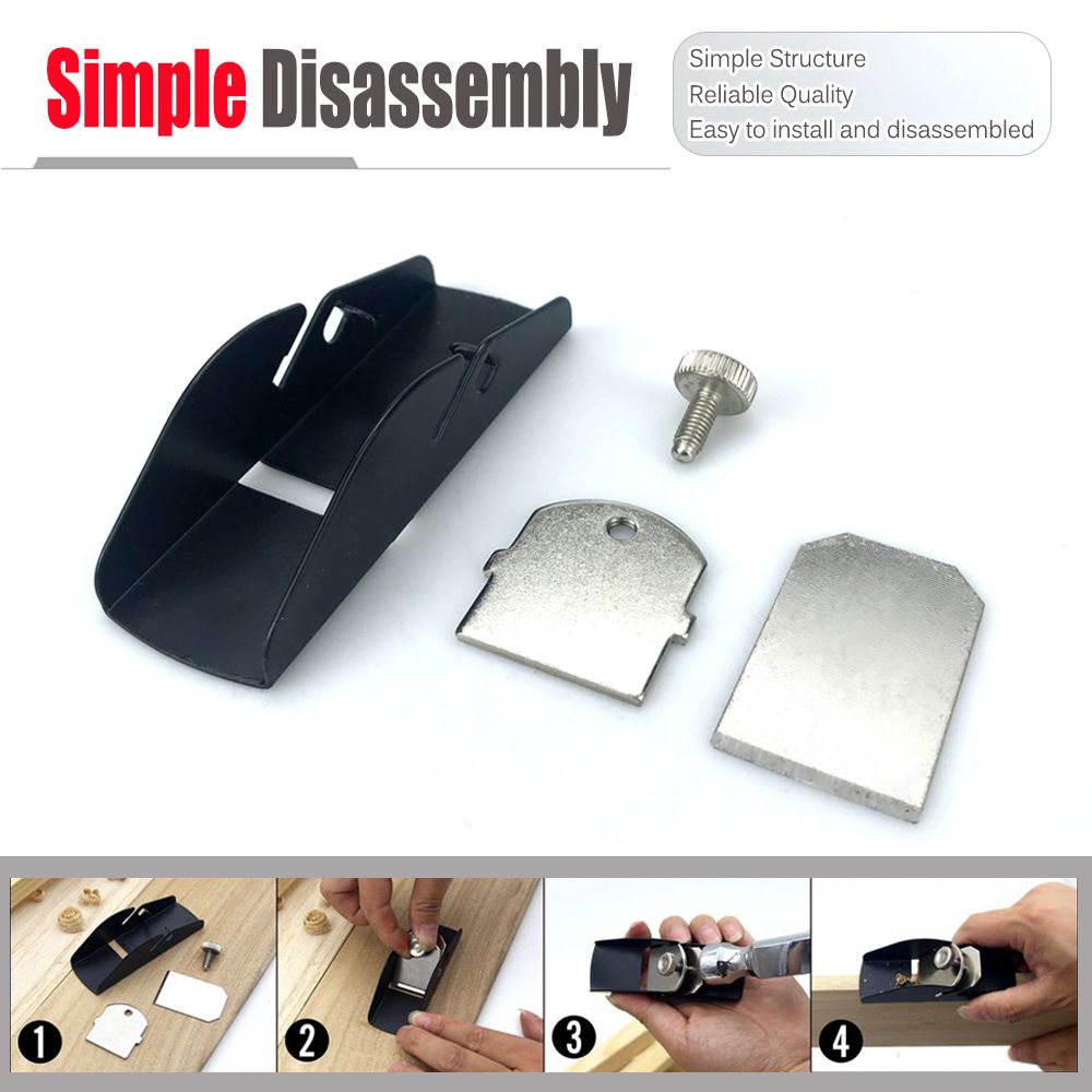 Compact Pocket Hand Planer for Woodworking, Mini Trimming Tool with Adjustable Blade for Model Making, Carving and Small Wood Surface Smoothing Tasks (Spare Blade(6PCS))