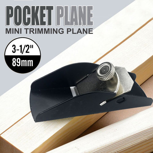 Compact Pocket Hand Planer for Woodworking, Mini Trimming Tool with Adjustable Blade for Model Making, Carving and Small Wood Surface Smoothing Tasks (Woodworking Plane (with 1 blade included))