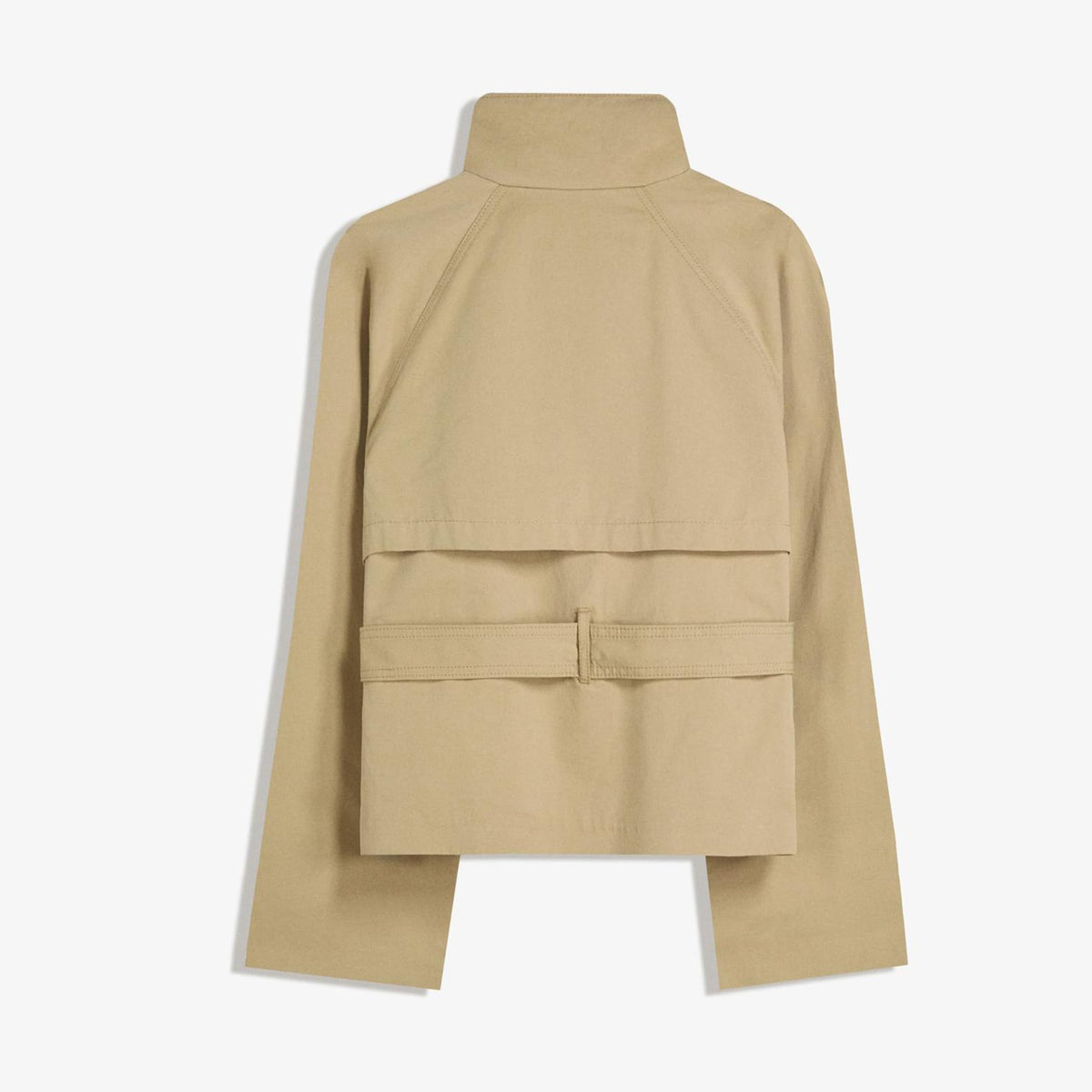 Women’s Short Trench Jacket for Fall Winter, Versatile Stylish Outerwear for Daily & Casual Wear, XS (khaki)