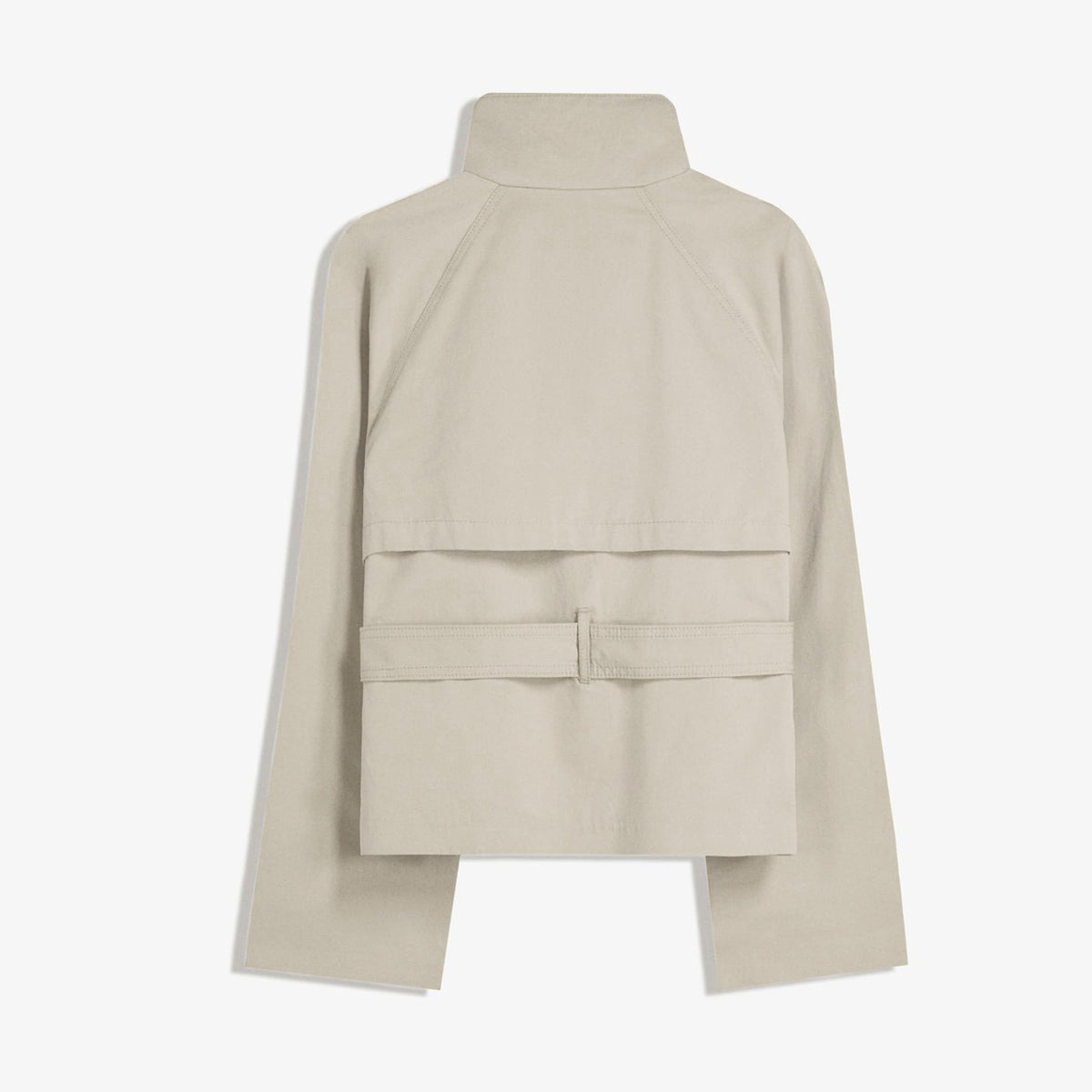 Women’s Short Trench Jacket – Versatile Layer for City Outings & Seasonal Dressing, S (light beige)