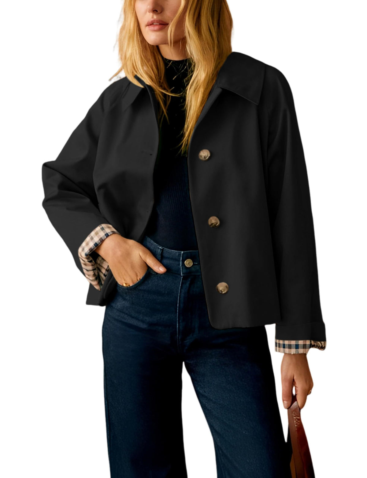 Versatile Everyday Jacket Perfect for Work, Travel, Weekends and All Casual Occasions, XS (black)