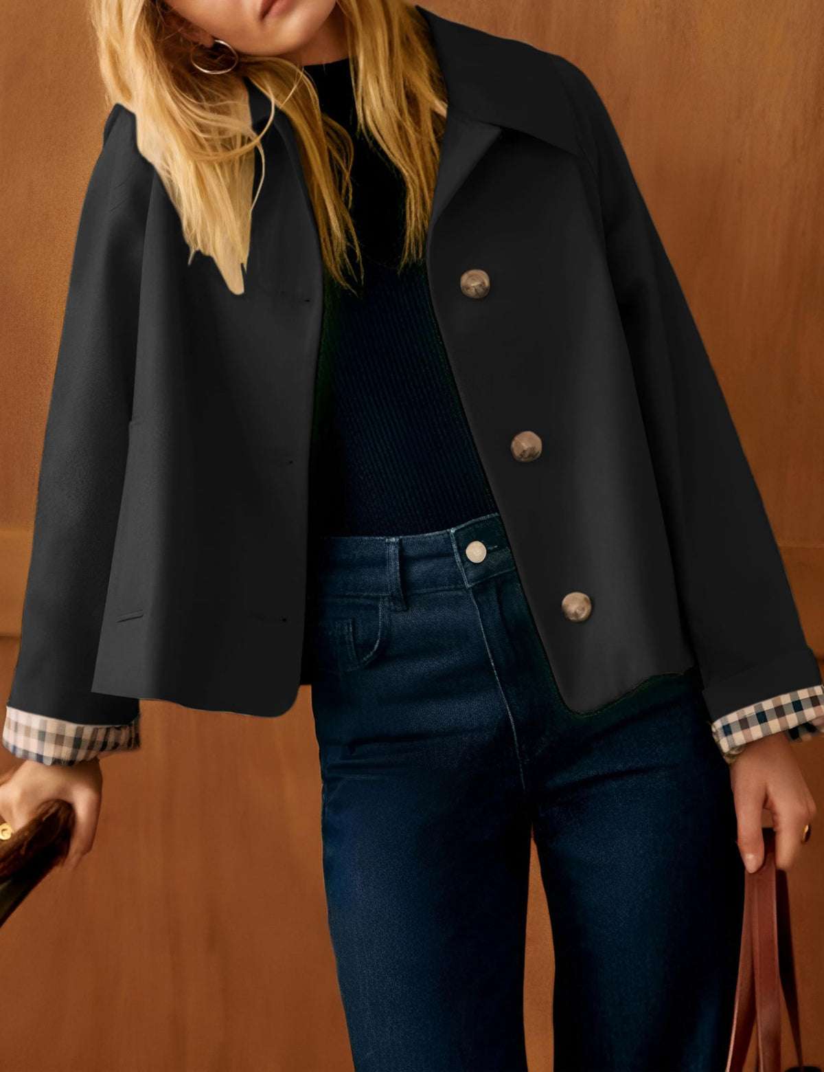 Versatile Everyday Jacket Perfect for Work, Travel, Weekends and All Casual Occasions, XS (black)