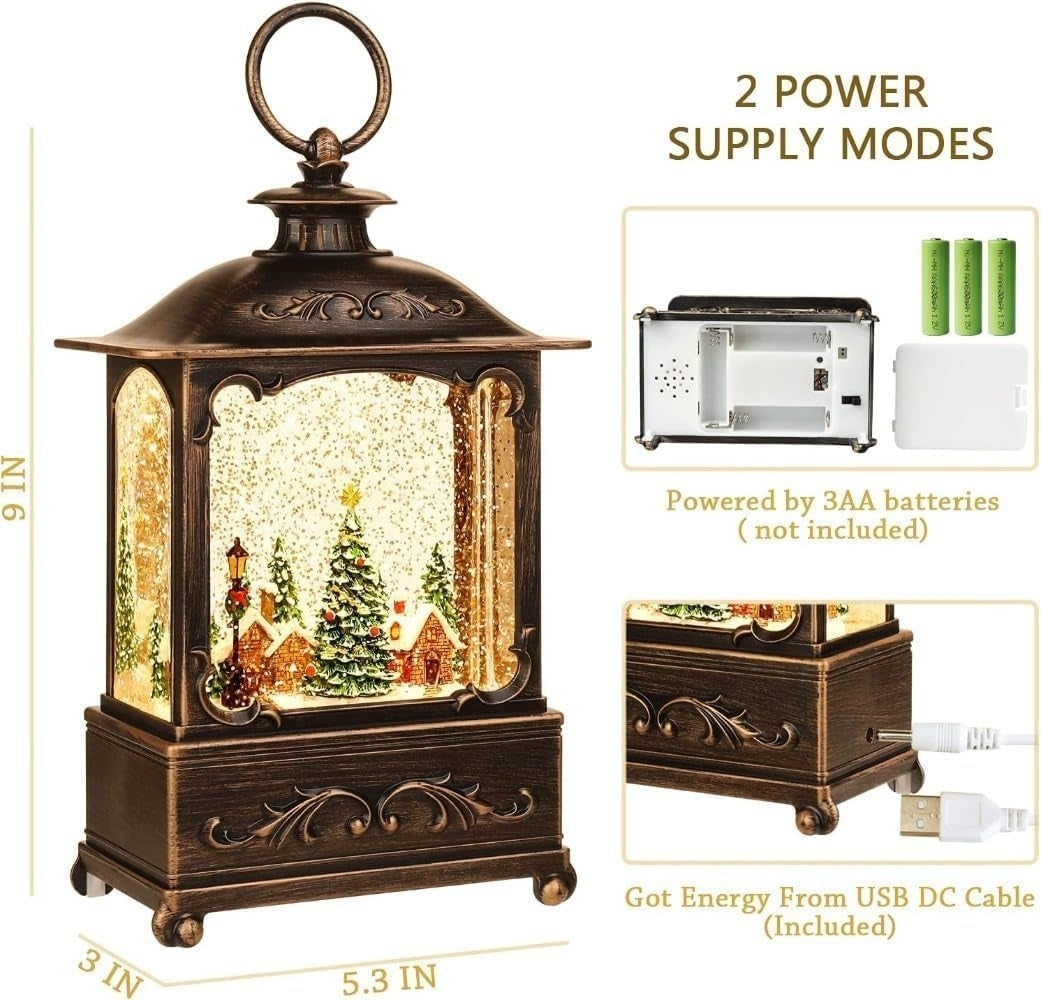 BDI Lamp-LW003-Snowman Music Lantern Sculpture Christmas