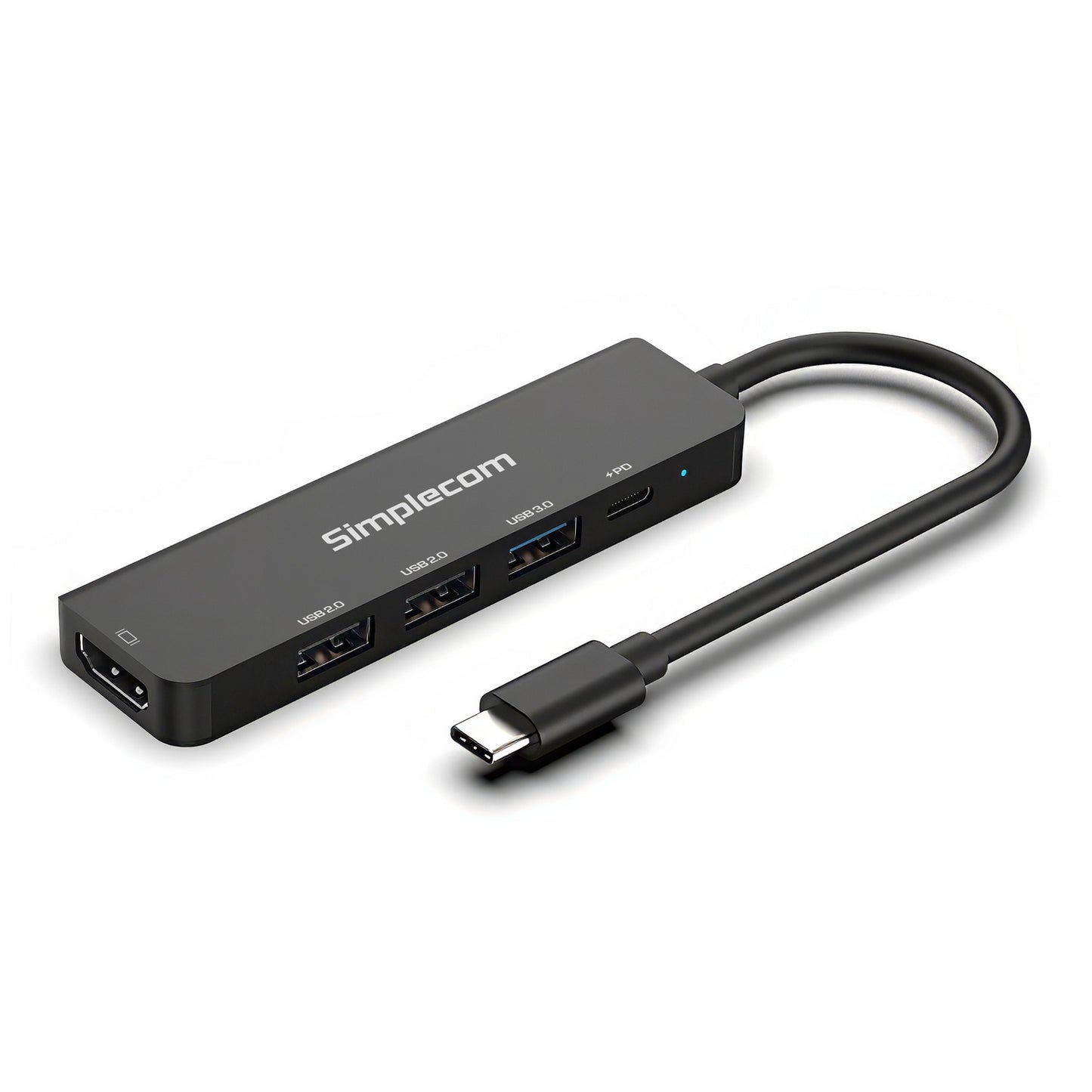 Simplecom CHT550 USB-C 5-in-1 Multiport Docking Station with USB Hub PD HDMI 2.0