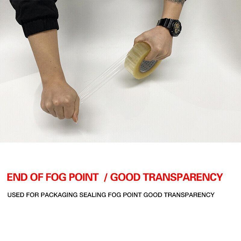 Clear Packing Tape 48mm x 100m for Carton Sealing 6 to 48 Rolls - 48 Rolls