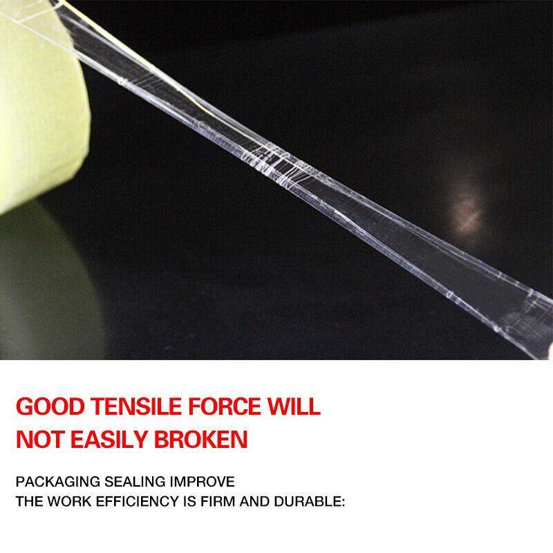 Clear Packing Tape 48mm x 100m for Carton Sealing 6 to 48 Rolls - 48 Rolls