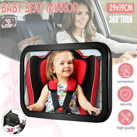 Car Rear Facing Mirror for Little Ones Travel Use Back View Organizer