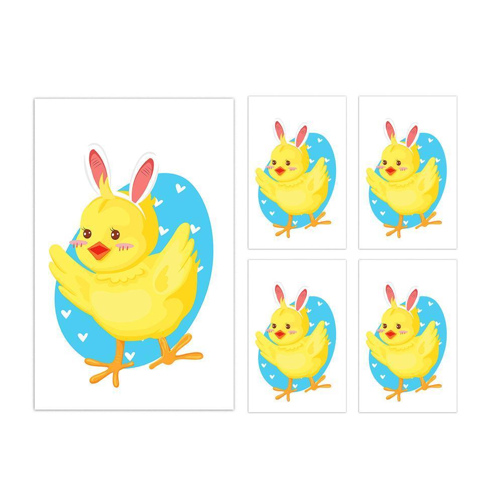 Jumping Sack Race Bags 5pcs Set for Outdoor Garden Party Family Group Activity Game - Rabbit