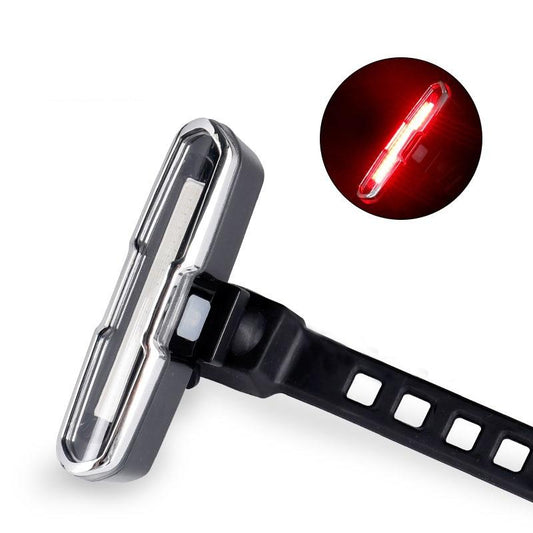 Usb Rechargeable Cob Bicycle Tail Light 7505A Red