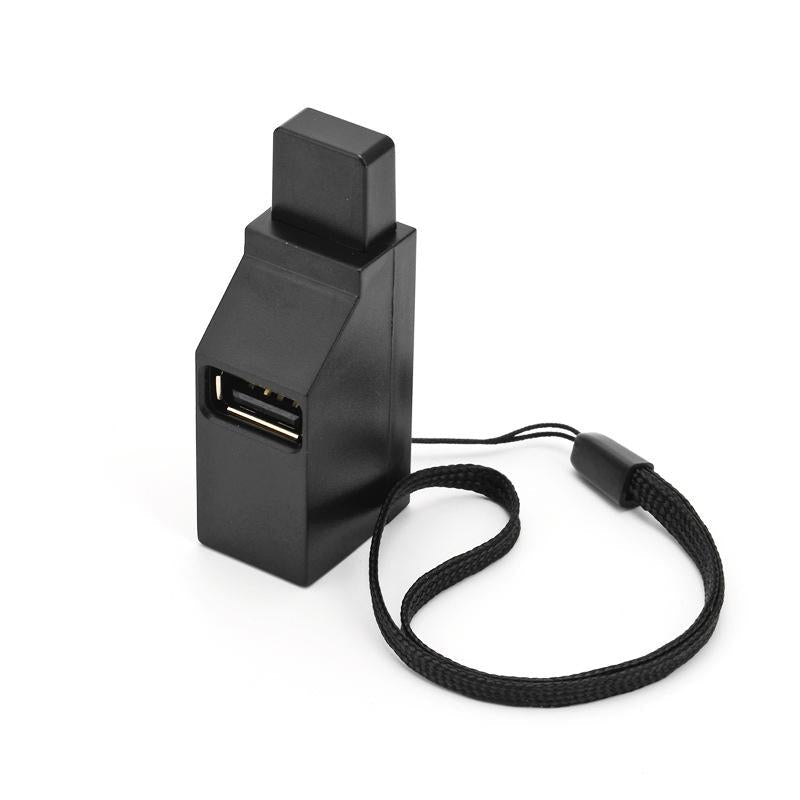 Compact 3-Port Usb Hub With Lanyard