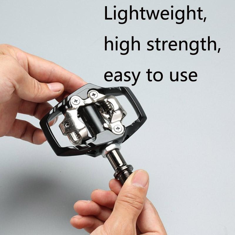 Self-Locking Mountain Bike Pedal Black