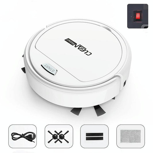 Smart Household Sweeping Robot - Automatic - White