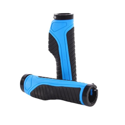 A Pair Of Anti-Slip Bike Handlebar Grips - Blue