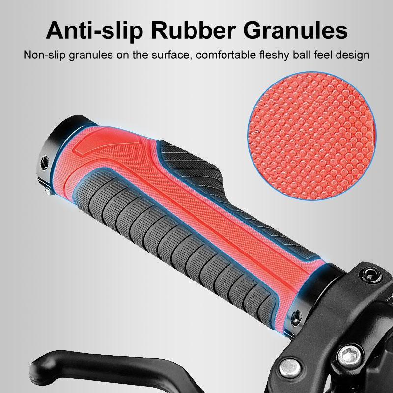 A Pair Of Anti-Slip Bike Handlebar Grips - Blue