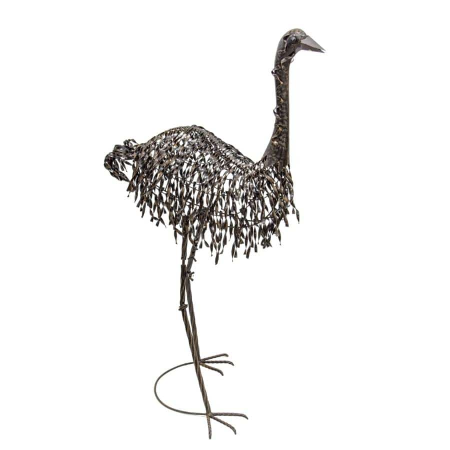 Metal Mrs Emu Garden Statue 55x92cm