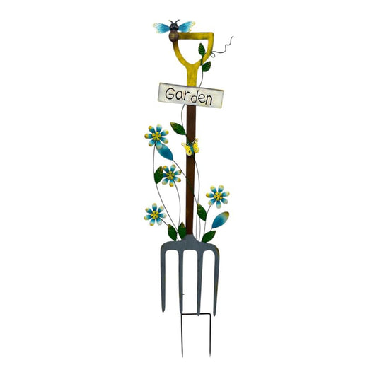 Colour Fork Garden Stake / Wall Decoration 97cm
