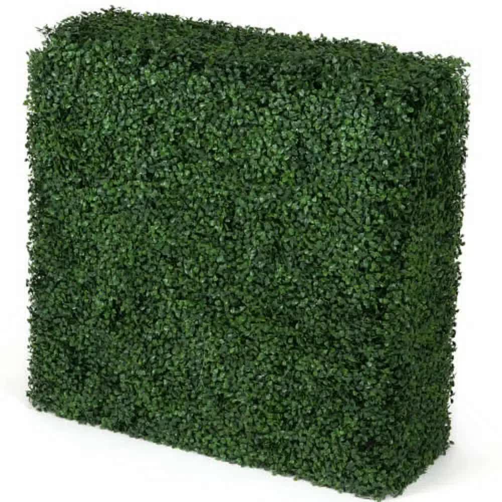 Portable Artificial Boxwood Hedge UV Resistant 75CM x 75cm
