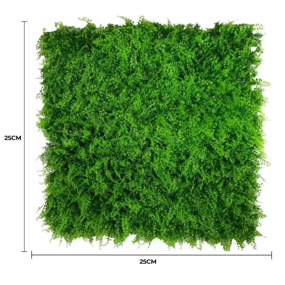 Mediterranean Fern Vertical Garden / Green Wall UV Resistant SAMPLE