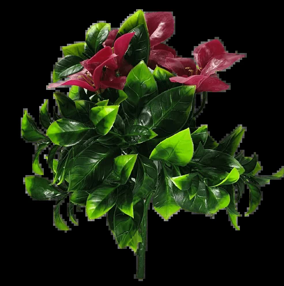 Flowering Purple Lilac Stem UV Resistant 25cm