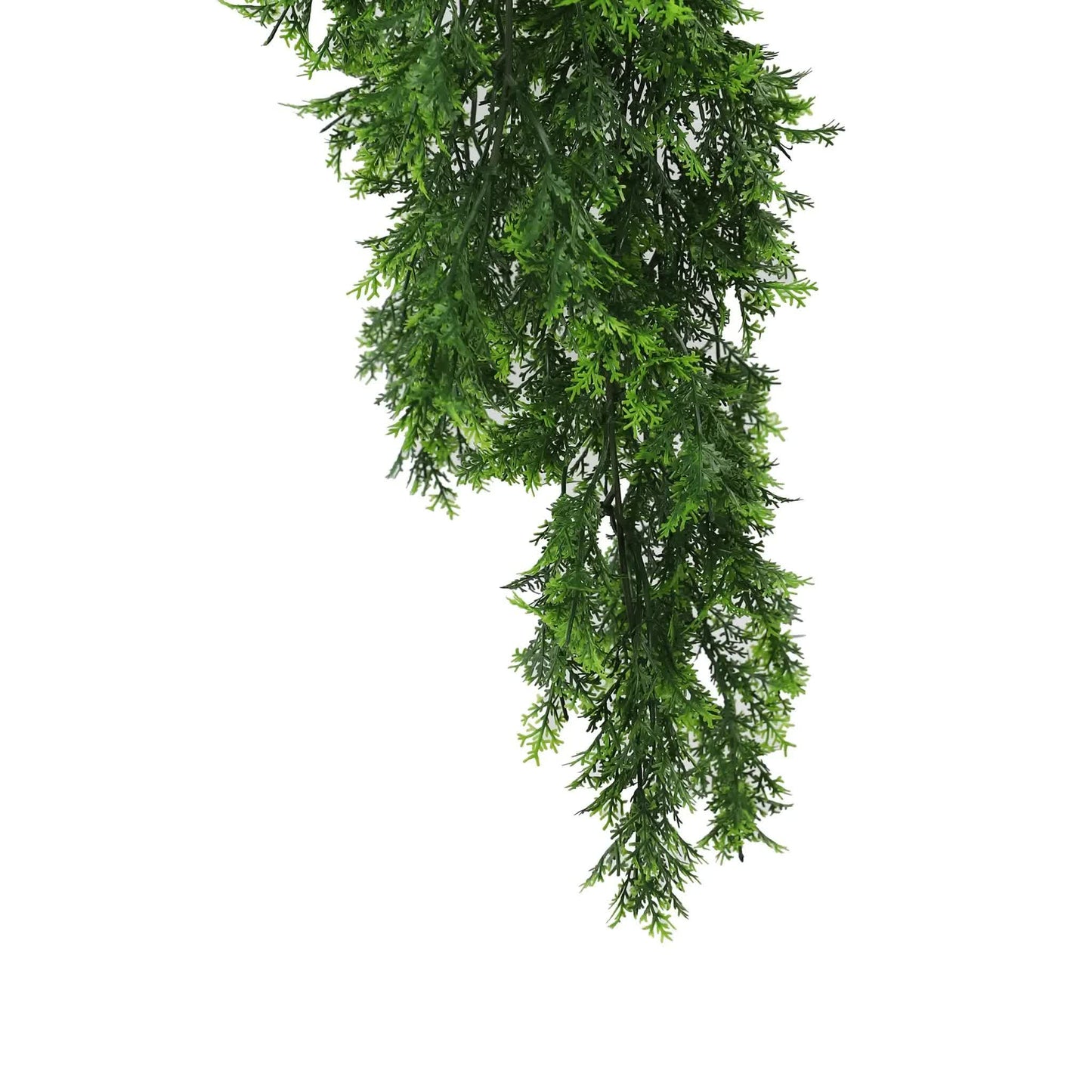 Artificial Mossy Hanging Cedar Vine Garland Bush UV Resistant and Fire Rated 22cm x 76cm
