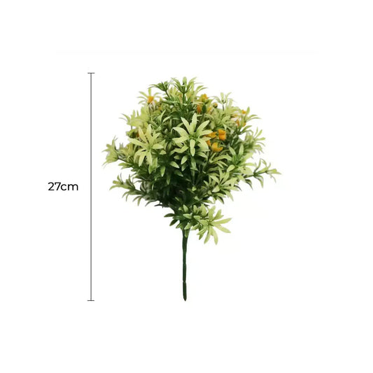 Artificial Dwarf Japanese Golden Yew UV Resistant 27cm