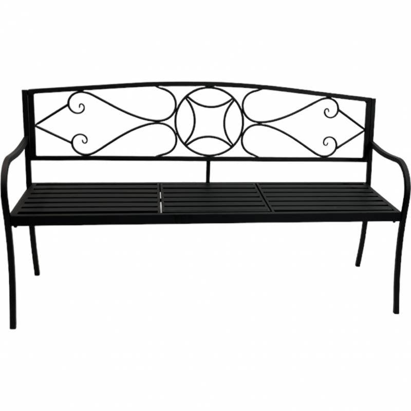 Otis Metal Garden Bench 150x87cm