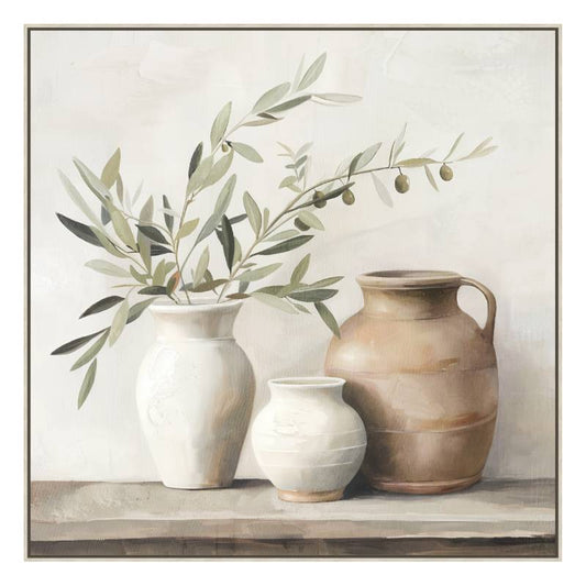 Olives And Urn Artwork 80cm