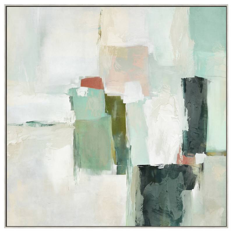 Infinite Green Abstract Artwork 80cm