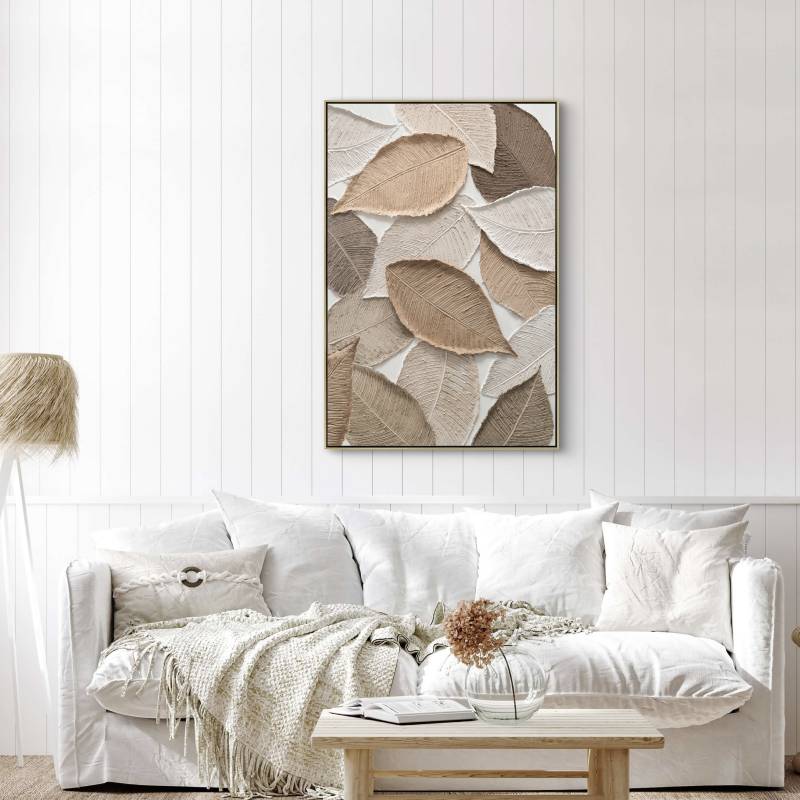 Modern Leaves Artwork 80x120cm