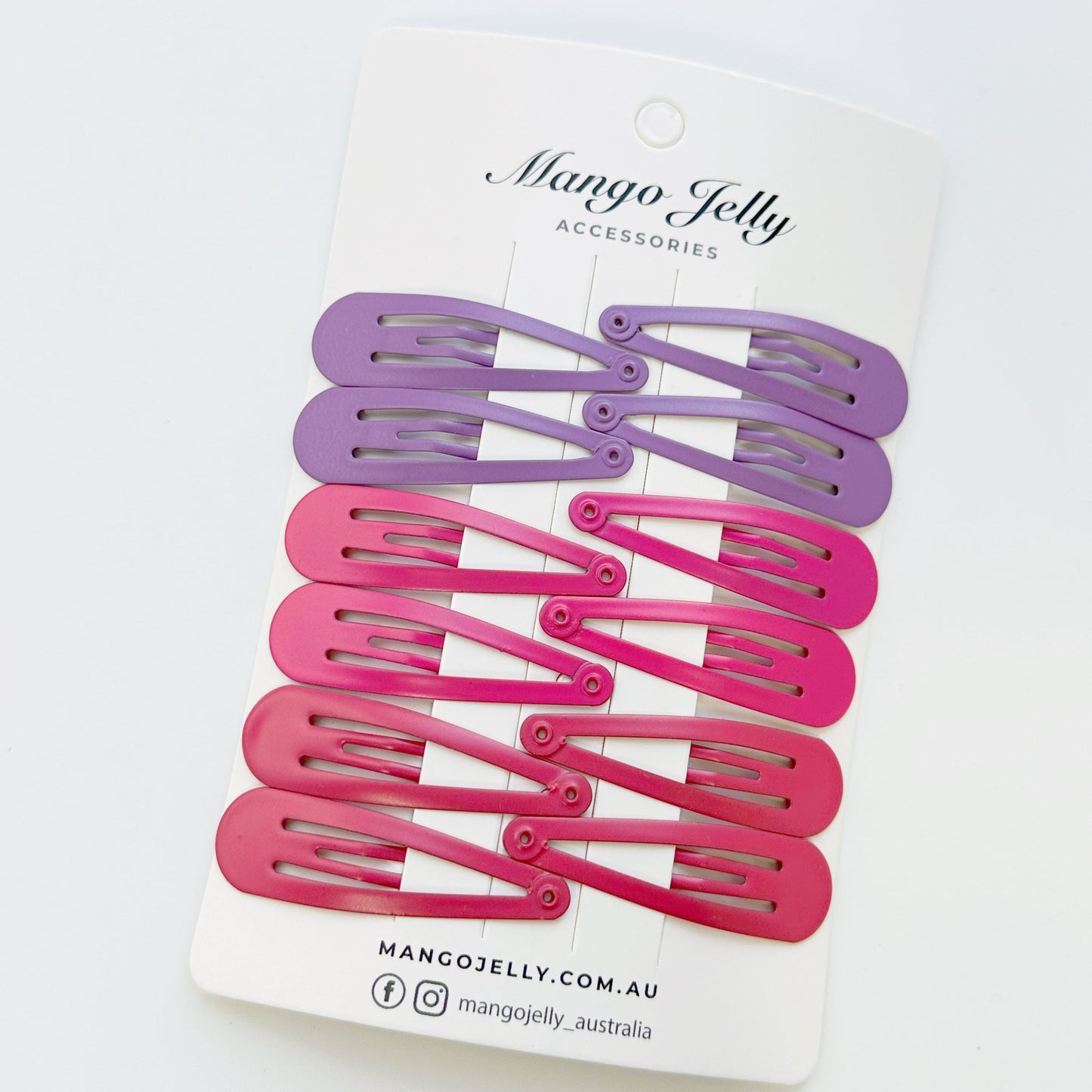Essential Snap Hair clips - Rosie - 6 Pieces
