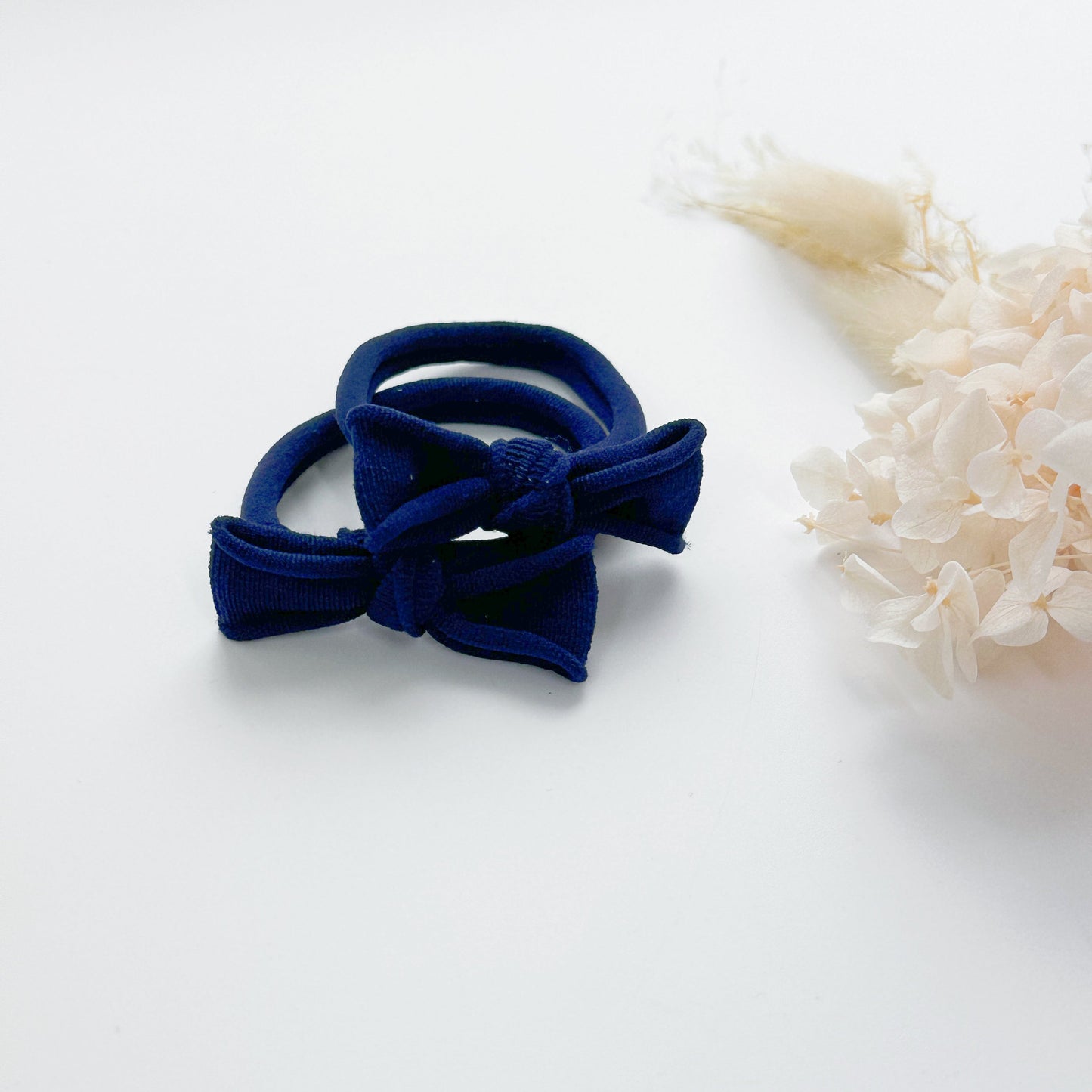 Handmade Simple Bows - School colours - Sky Blue - 1 pairs
