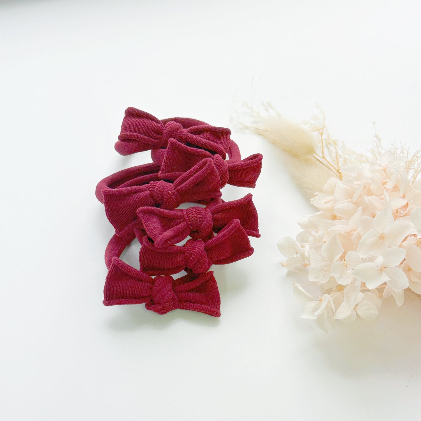 Handmade Simple Bows - School colours - Sky Blue - 1 pairs