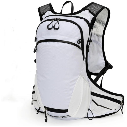 White Lightweight Outdoor Hiking Backpack Nylon Daypack for Cycling Camping and Mountaineering Breathable Sports Bag Ideal for Australian Adventures