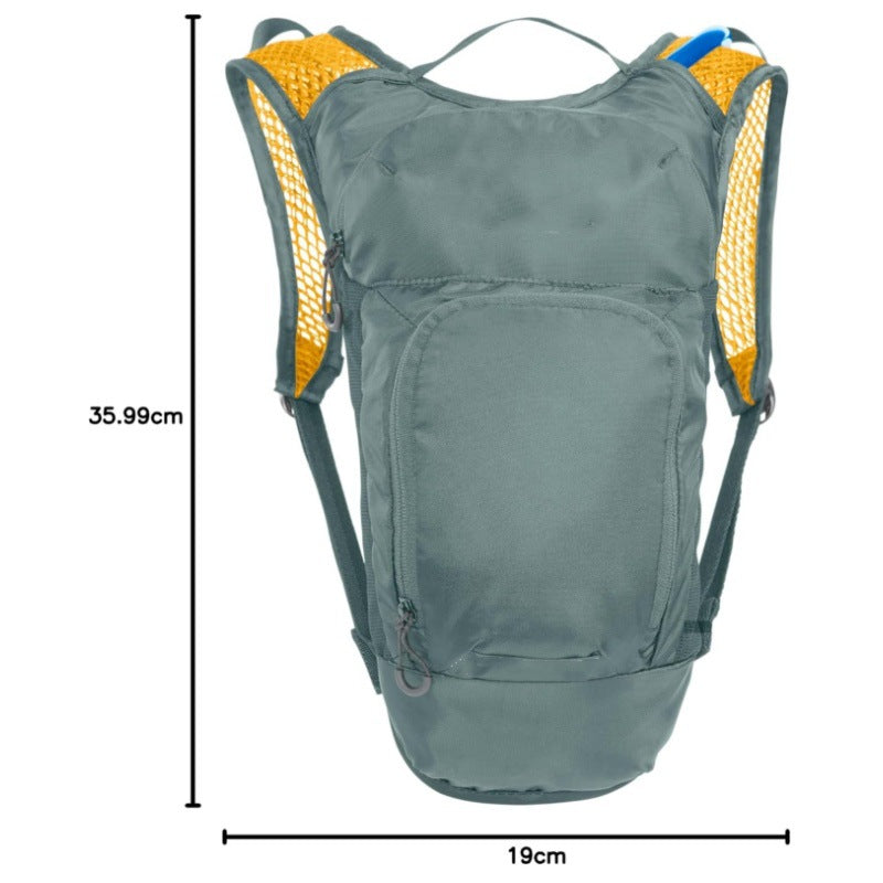 Green Compact Hydration Backpack Lightweight Cycling Daypack for MTB and Running Breathable Mesh Shoulder Straps Outdoor Sports Bag