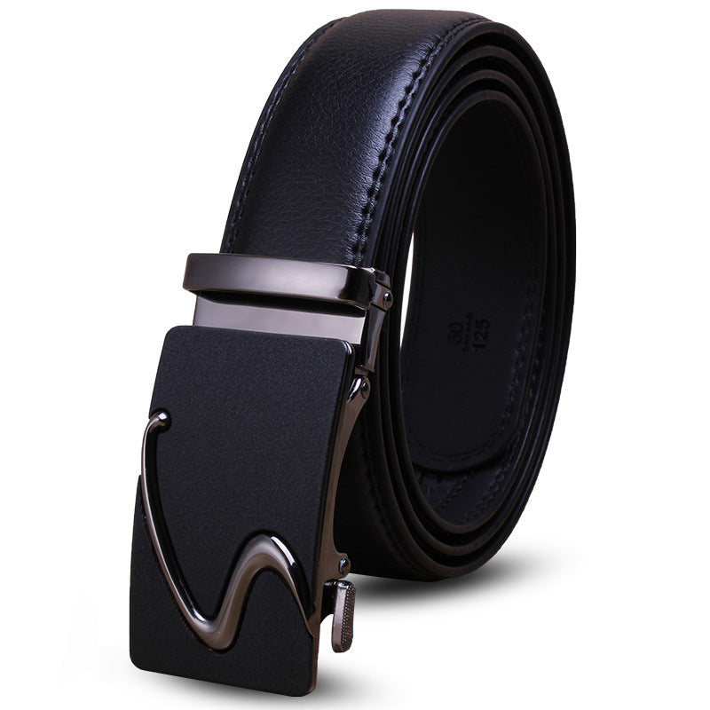 Valentine's Day Gift - Premium Men's Genuine Leather Automatic Buckle Belt - Business & Casual(Style 2)