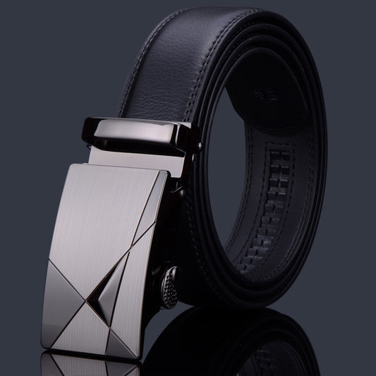 Valentine's Day Gift - Premium Men's Genuine Leather Automatic Buckle Belt - Business & Casual(Style 4)