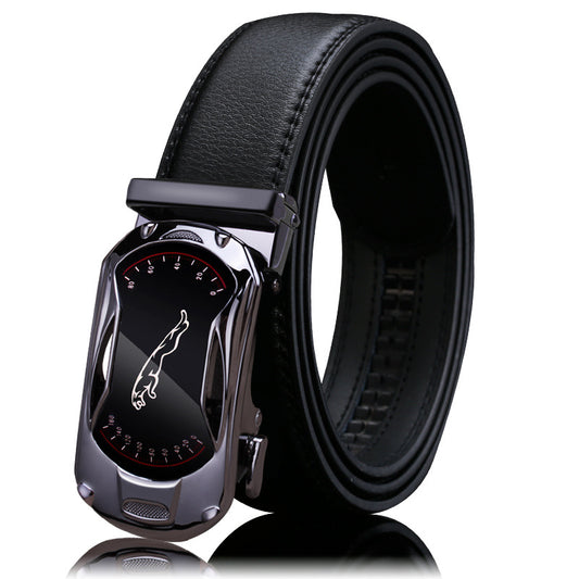 Valentine's Day Gift - Premium Men's Genuine Leather Automatic Buckle Belt - Business & Casual(Style 5)