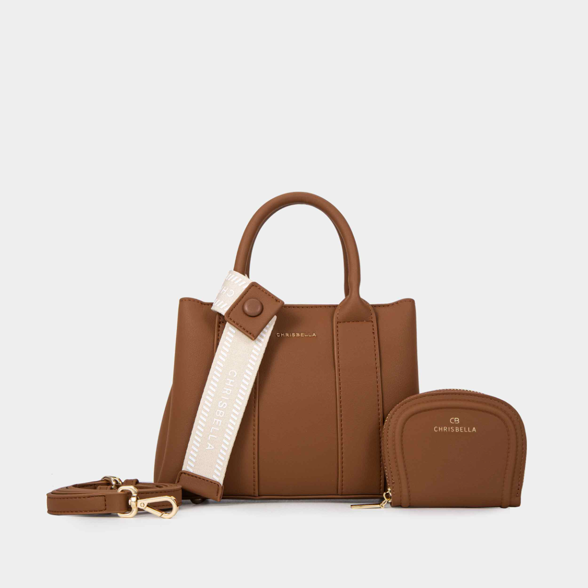 Chrisbella Sienna Tote-Beige