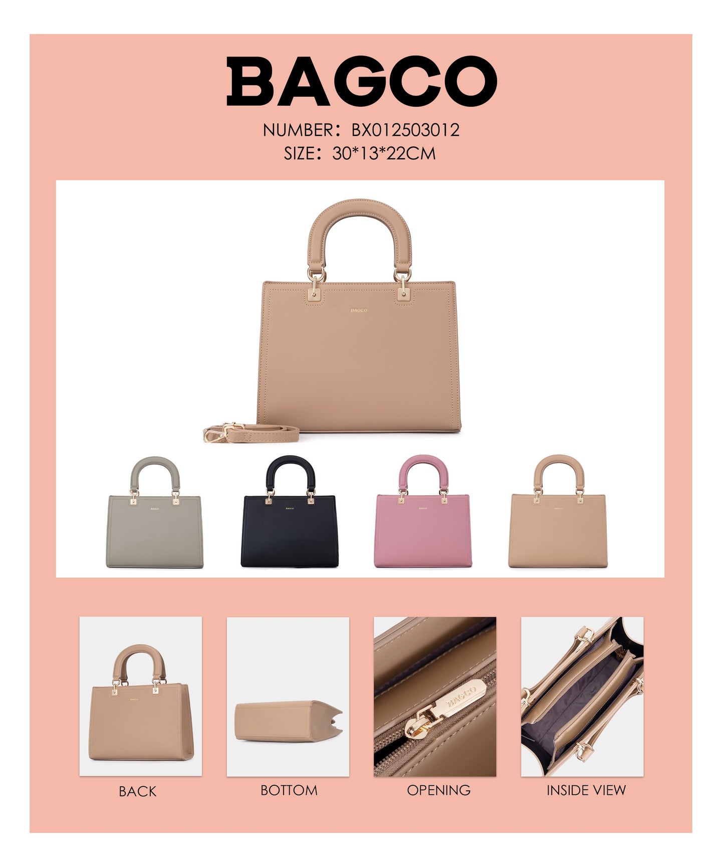 Bagco Valette Leather Satchel-Mud