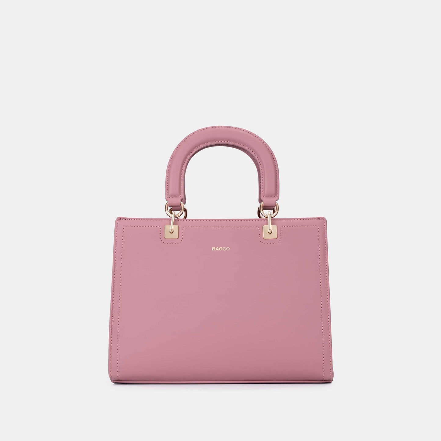 Bagco Valette Leather Satchel-Pink