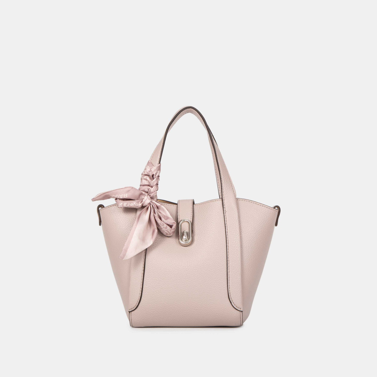 Bagco Noelle Leather Tote-Apricot